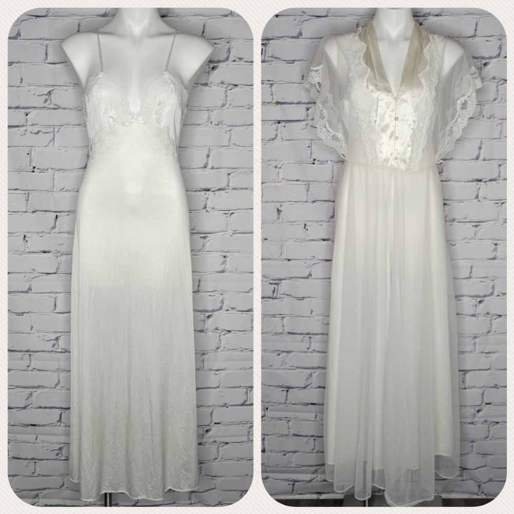 Vintage Voe Mode Peignor Set